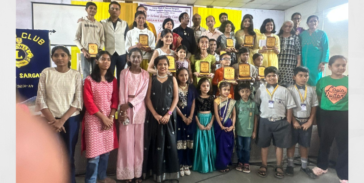 शालेय कराओके स्पर्धा उत्साहात