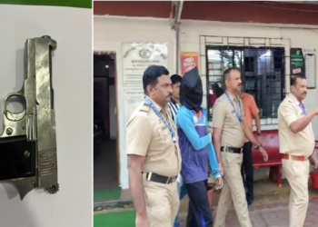 एका पिस्टलसह सहा जिवंत काडतुसे जप्त