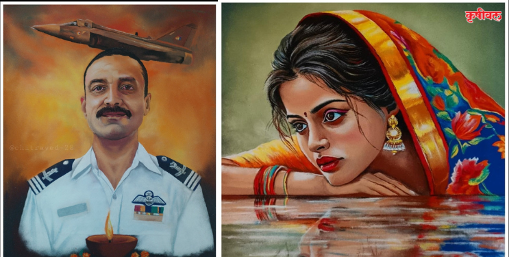 शौर्य रांगोळी ठरली लक्षवेधी