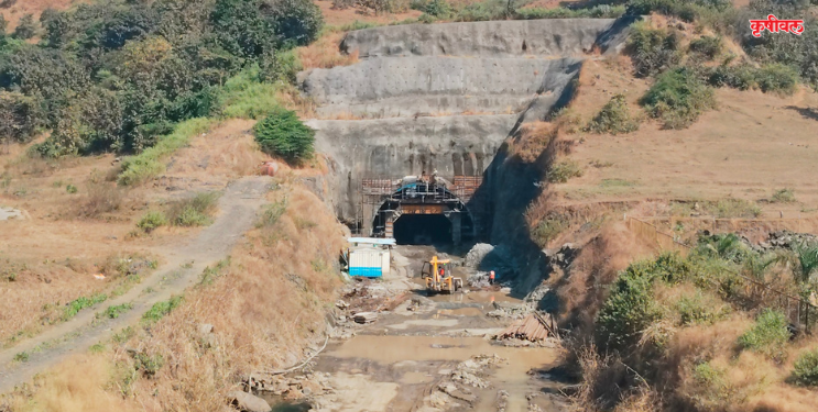 पनवेल- कर्जत रेल्वे मार्गावर वांजळे बोगद्याचे काम अंतिम टप्प्यात