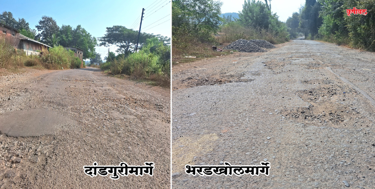 दांडगुरी-बोर्लीपंचतन मार्गाला डांबरीकरणाची प्रतिक्षा