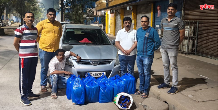 बनावट मद्य वाहतुकीवर कारवाई