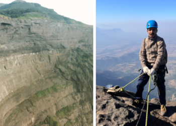 दुर्गप्रेमी मिलिंद जाधव यांची धाडसी प्रेरणादायी कामगिरी