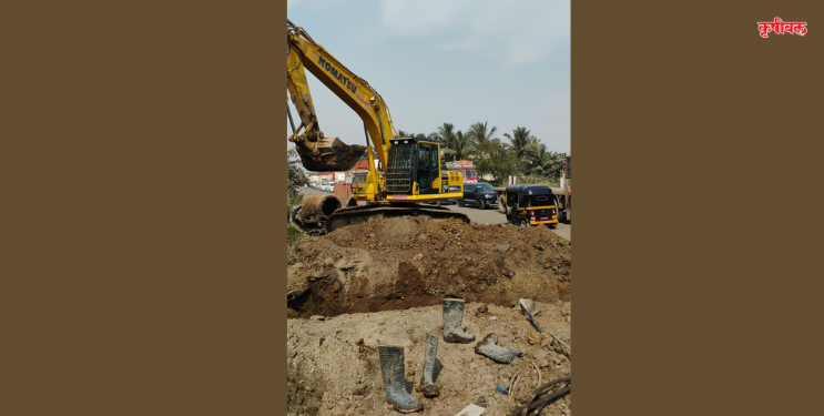 जुना खोपटा पुलाच्या कामाला सुरुवात