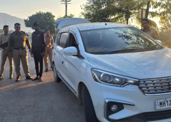 सागरी सुरक्षेच्या पार्श्वभूमीवर वाहन तपासणी