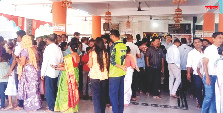 महागणपतीच्या दर्शनासाठी भक्तांचा उच्चांक