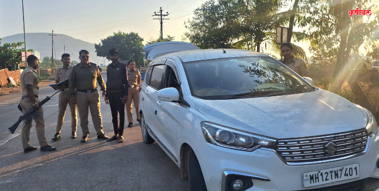 सागरी सुरक्षेच्या पार्श्वभूमीवर वाहन तपासणी