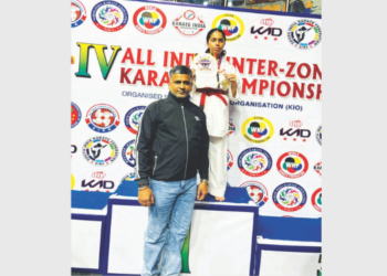 कामोठ्यातील अंतरा दिल्लीत चमकली