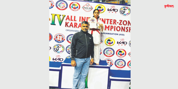 कामोठ्यातील अंतरा दिल्लीत चमकली