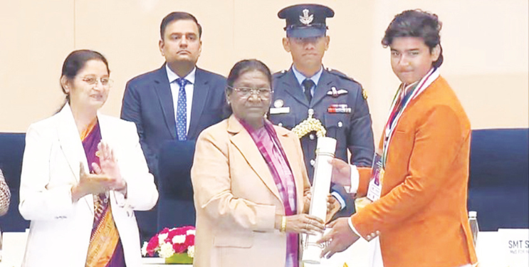 वैभवच्या शिरपेचात मानाचा तुरा