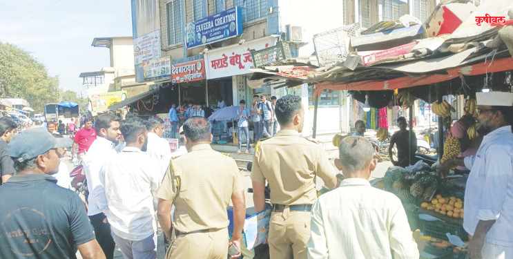 कशेळे मार्गावरील अतिक्रमणांवर कारवाई