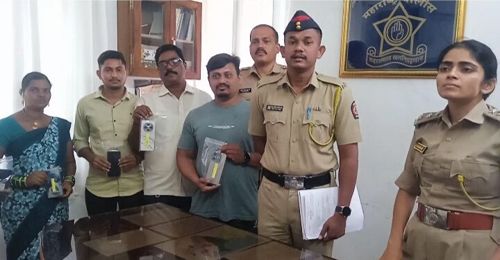 चोरीला गेलेले मोबाईल हस्तगत