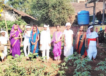 विद्यार्थ्यांनी साजरा केला शेतकरी दिन