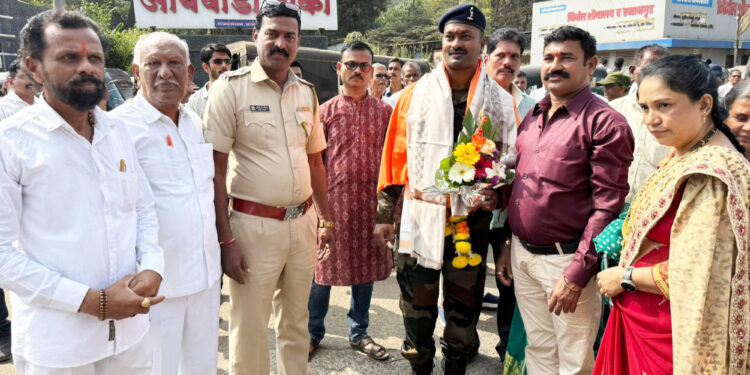 समीर साळुंके सेवापुर्ती गौरव मिरवणूक