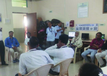 तळा येथे ग्रंथ प्रदर्शन