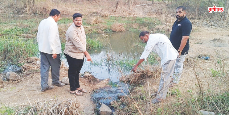 एआय युनिव्हर्सिटीच्या सांडपाण्याने शेतजमीन बाधित