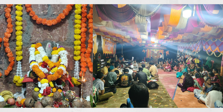 दौलतगडावर गणेशोत्सव साजरा