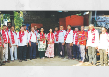 न्हावे येथे शेकापचा दणदणीत प्रचार