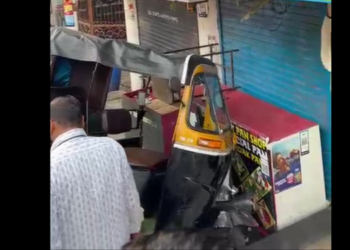 पनवेल रेल्वे स्टेशनकडे जाणाऱ्या रस्त्यावर भीषण अपघात; एकाच मृत्यू