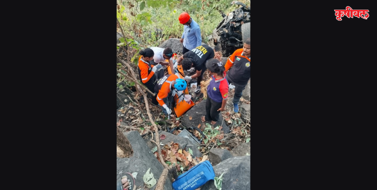 कार दरीत कोसळून चालक ठार