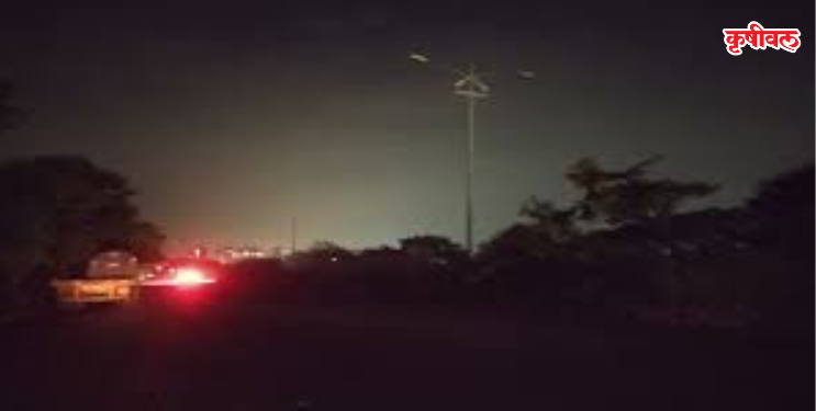 उरणमध्ये पथदिवे बंद