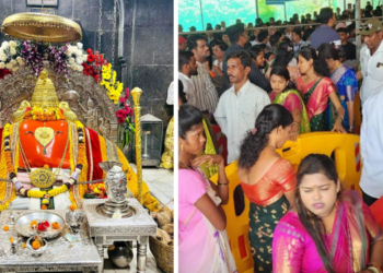 पालीत भाविकांची मांदियाळी