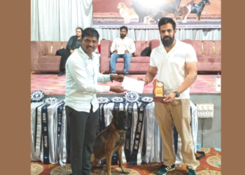 डॉग शोमध्ये अलिबाग प्रथम