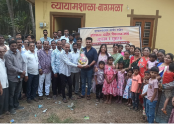 बागमळा येथे विविध विकासकामांचे उद्घाटन