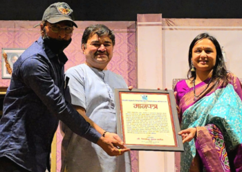 अलिबागमध्ये वर्ल्ड रेर्कार्डर प्रशांत दामलेंचा गौरव