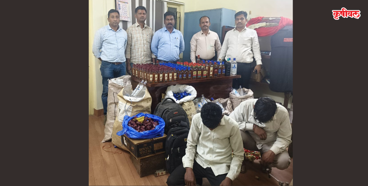 बनावट मद्य विक्री प्रकरणी दोघांवर कारवाई