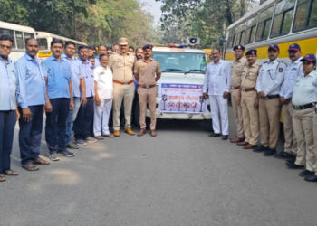 पनवेलमध्ये जनजागृती स्कूल बस रॅली