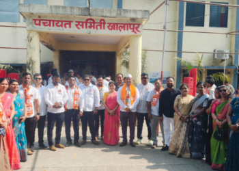 वासांबे जिल्हा परिषद गटात महाविकास आघाडीचे दमदार शक्तिप्रदर्शन