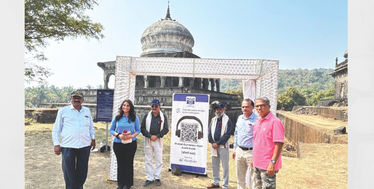 खोकरीचे घुमट येथे ऑडिओ गाईड सुविधा