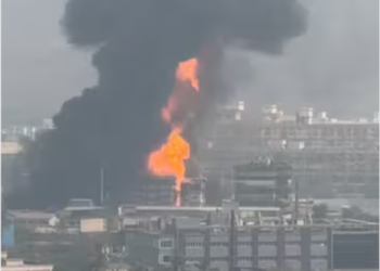 महापे एमआयडीसीतील कंपनीत भीषण आग