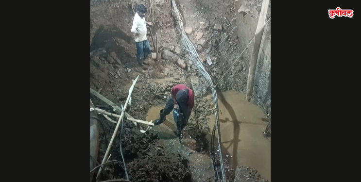 उरण शहरातील जलवाहिनी फुटली