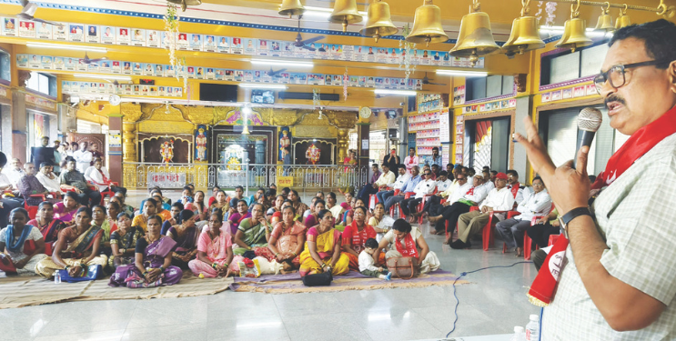 वाशी विभागात शेकापला उदंड प्रतिसाद