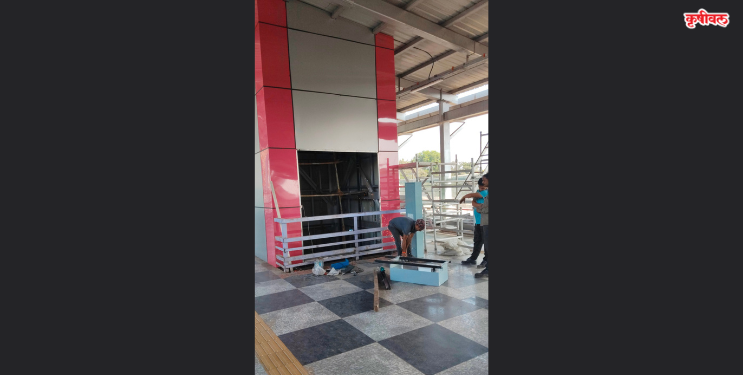 नेरळ स्थानक उदवाहन विना