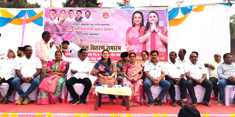 जनतेच्या सेवेसाठी शेकाप कटिबद्ध: चित्रलेखा पाटील