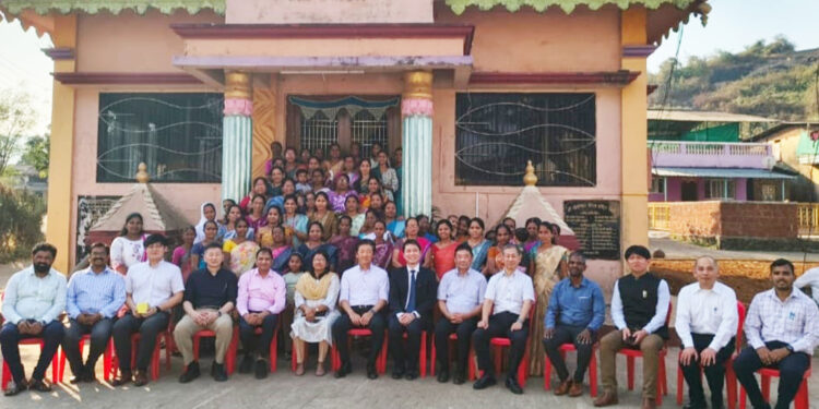 निवी येथे यूव्ही वॉटर फिल्टरचे लोकार्पण