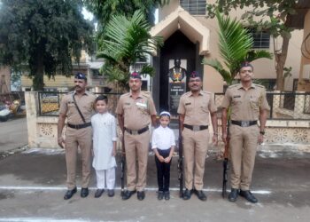 राही साळवीचे पोलिसांकडून कौतुक