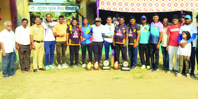 झुंझार पोयनाड आयोजित क्रिकेट स्पर्धा