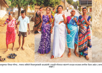 अलिबागमध्ये महिला मतदार आघाडीवर