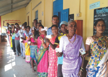 जिल्ह्यात 57 टक्के मतदान