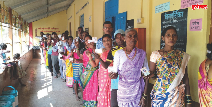 जिल्ह्यात 57 टक्के मतदान