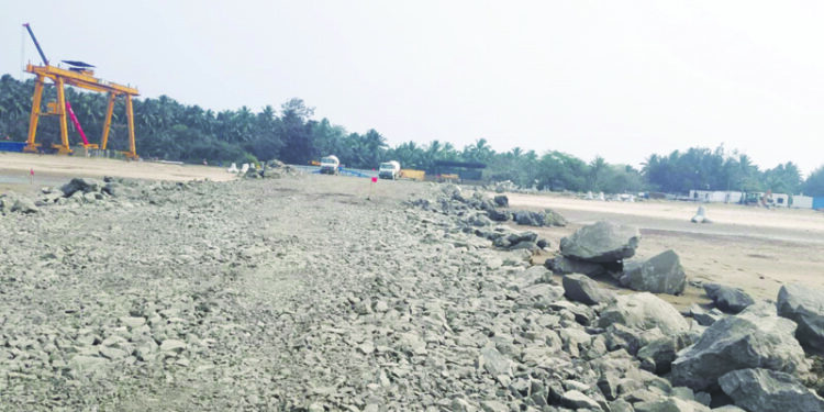 रेवदंड्यातील रो-रो जेट्टीच्या कामास प्रारंभ