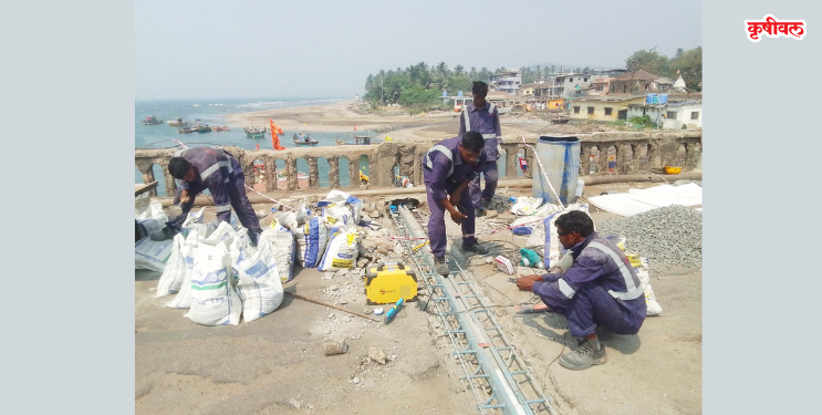 एकदरा पुलाच्या कामाला सुरुवात