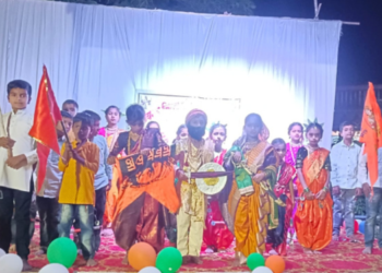 देवकान्हे येथे विविध गुणदर्शन कार्यक्रम