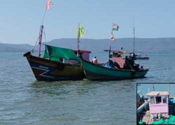 बेकायदा एलईडी मासेमारी करणाऱ्या दोन बोटी जप्त