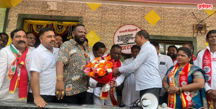 चिंद्रणमध्ये शेकापची प्रचारात आघाडी