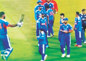 टी-20 विश्वचषक सराव सामन्यात भारताचा अमेरिकेवर विजय